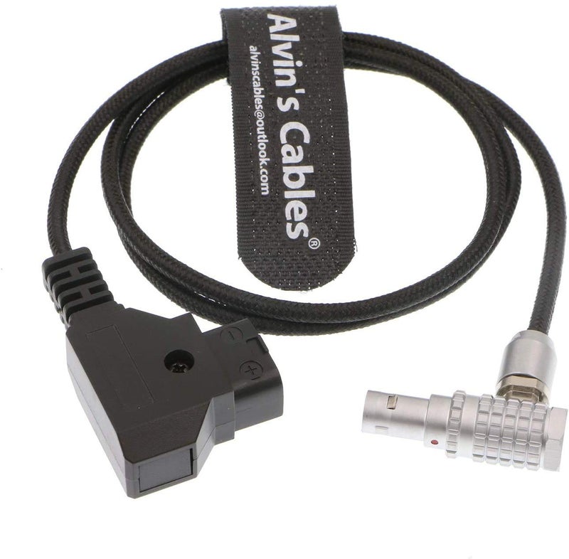 Alvin's Cables Anton D-TAP to 2 pin Male Power Cable for Teradek ARRI (Right Angle 2 Pin Flexible Cable) - Image 3